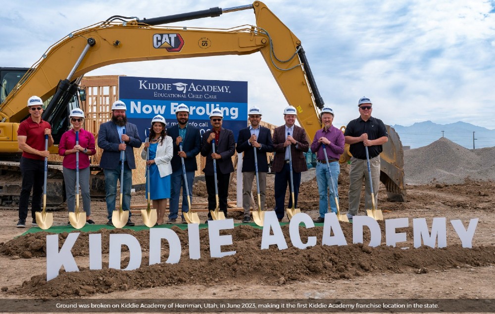 Kiddie Academy Franchise Groundbreaking Utah